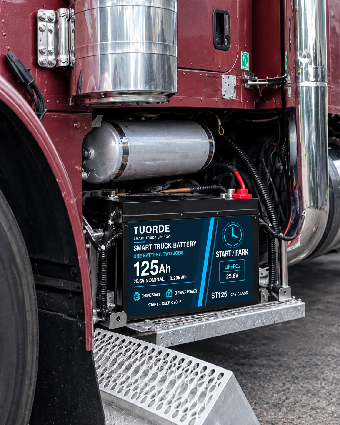 24V 125Ah Smart Truck Battery