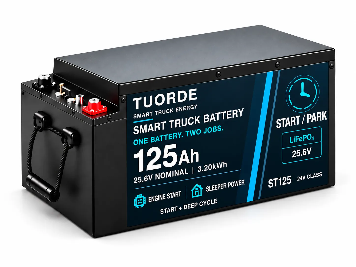 24V 125Ah Smart Truck Battery