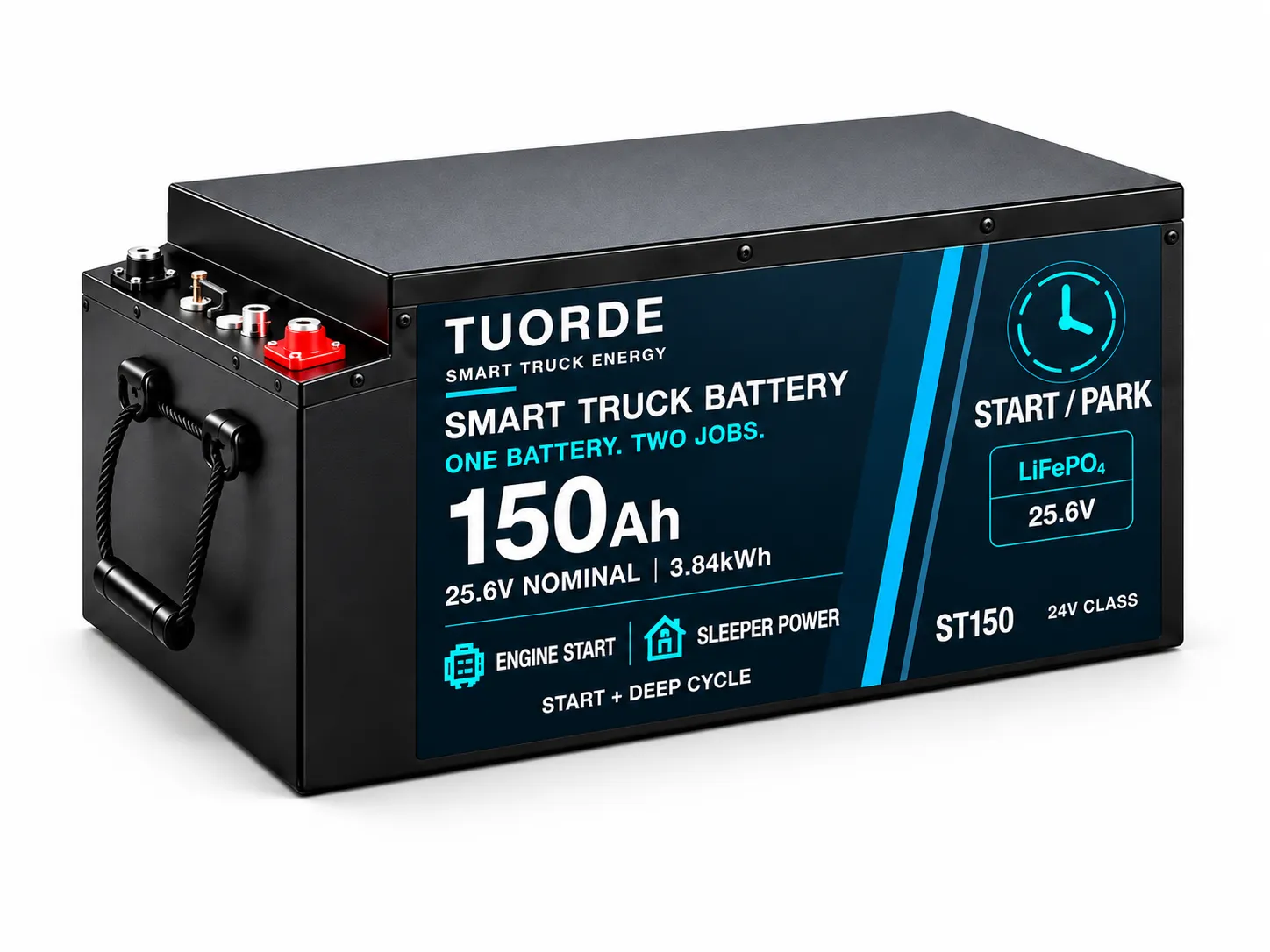 24V 150Ah Smart Truck Battery