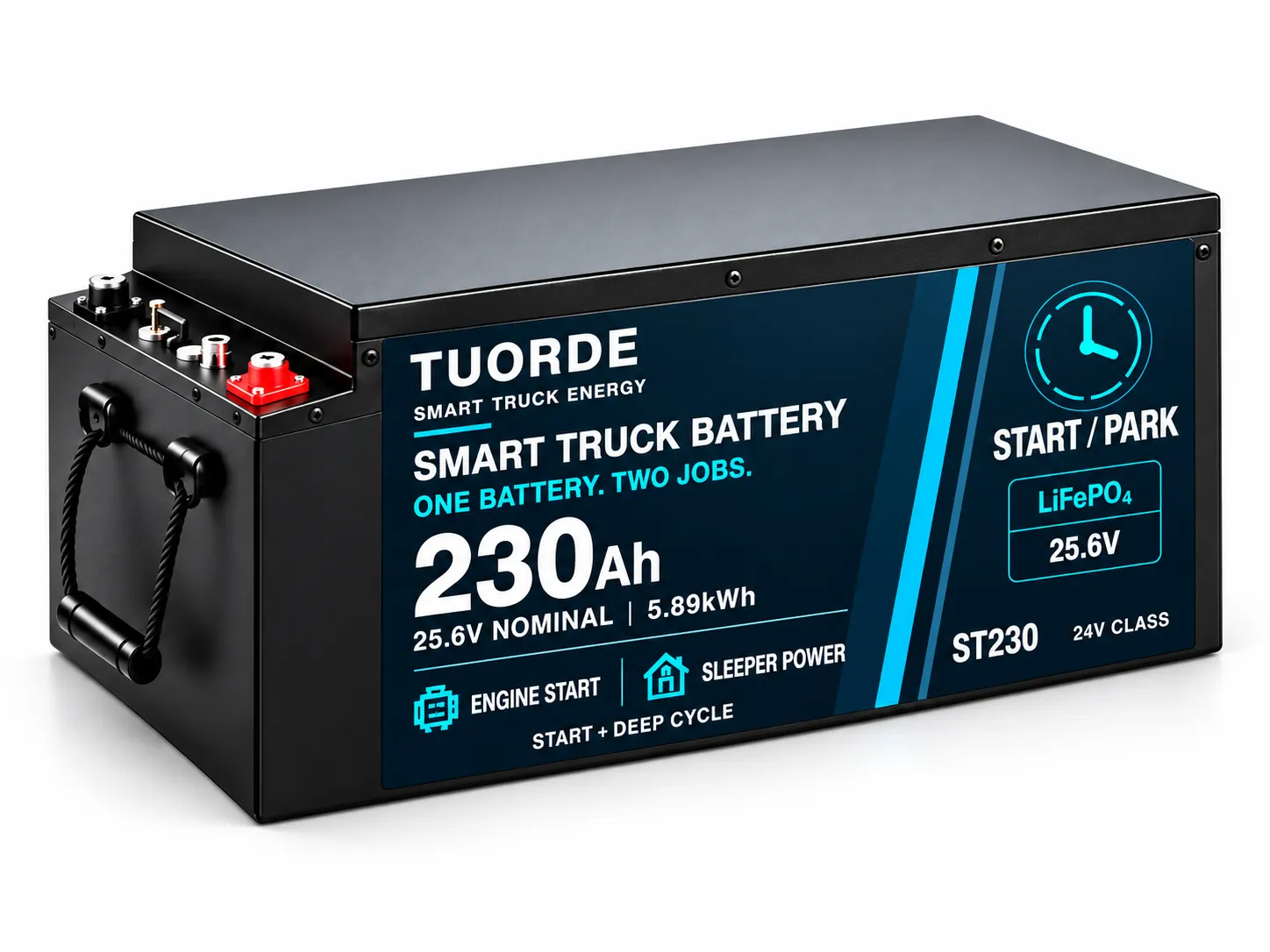 24V 230Ah Smart Truck Battery