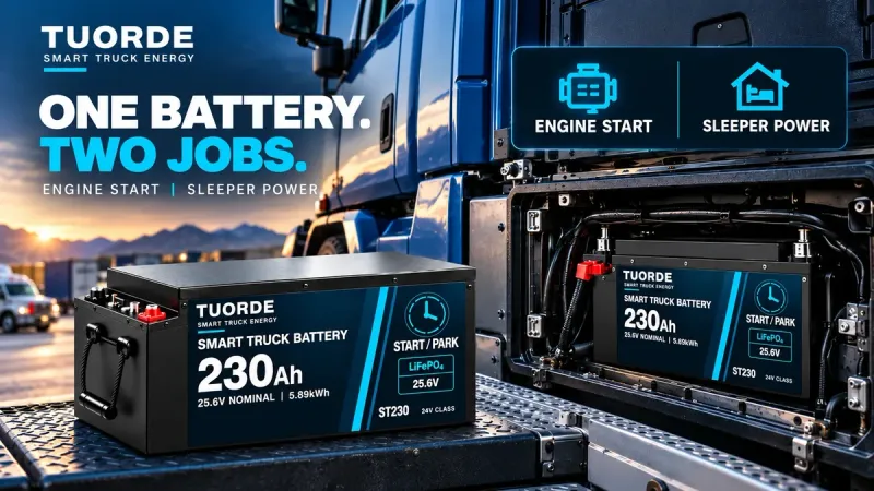 Truck Battery Not Charging While Driving? A 24V Lithium Checklist