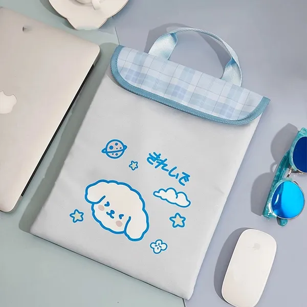 Blue Cartoon Aesthetic Laptop & Tablet Sleeve 💫