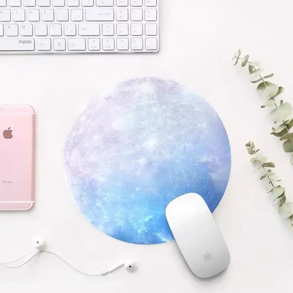 Galaxy Design Round Mouse Pad