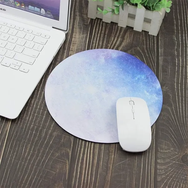 Galaxy Design Round Mouse Pad