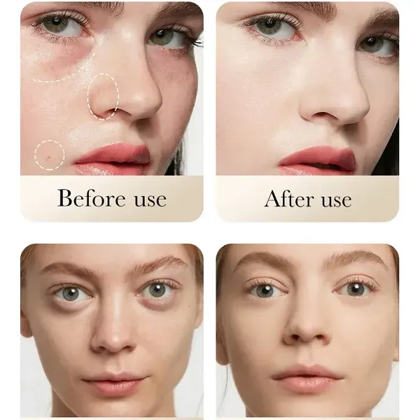 🌸✨ Sadoer Natural Two-Tone Liquid Concealer & Foundation – 35ml 🍑💧 Nicotinamide Infused