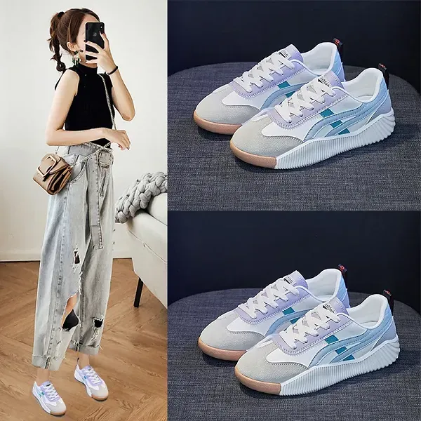 🎀🫧 Comfy Lace-Up Everyday Sneakers