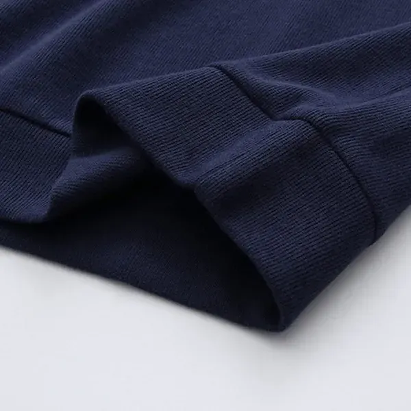 Snuggly Navy Bear Sweatshirt – Cozy Long Sleeve Winter Crewneck 🐻❄️