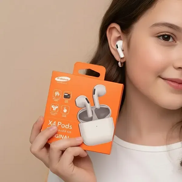 X4 Mini Wireless Bluetooth Earbuds with Deep Bass & Long Battery Life