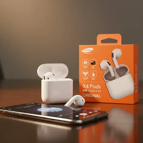 X4 Mini Wireless Bluetooth Earbuds with Deep Bass & Long Battery Life