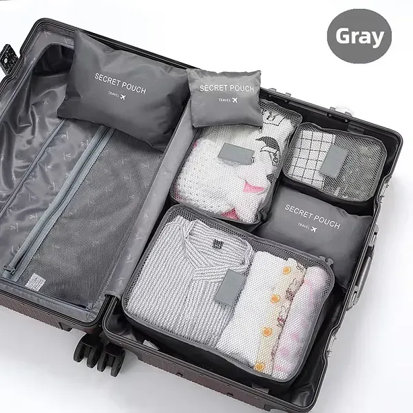 🐰🧳✨ Cute Waterproof Packing Bags (6pcs)