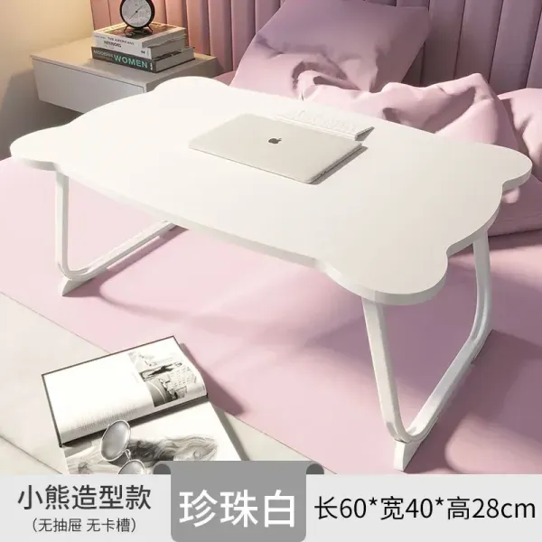 Foldable Laptop Table And IPad Holder