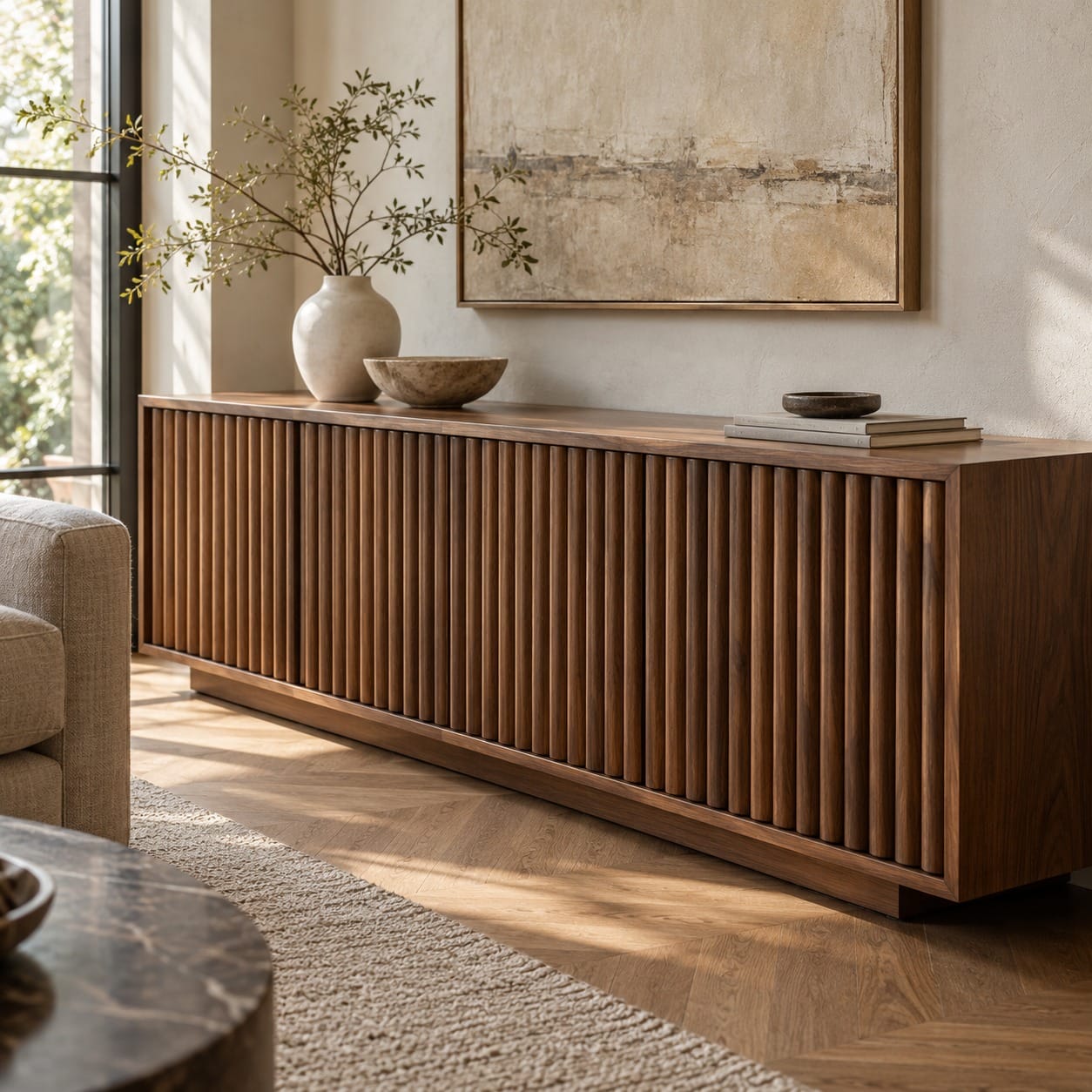Fluted fronts