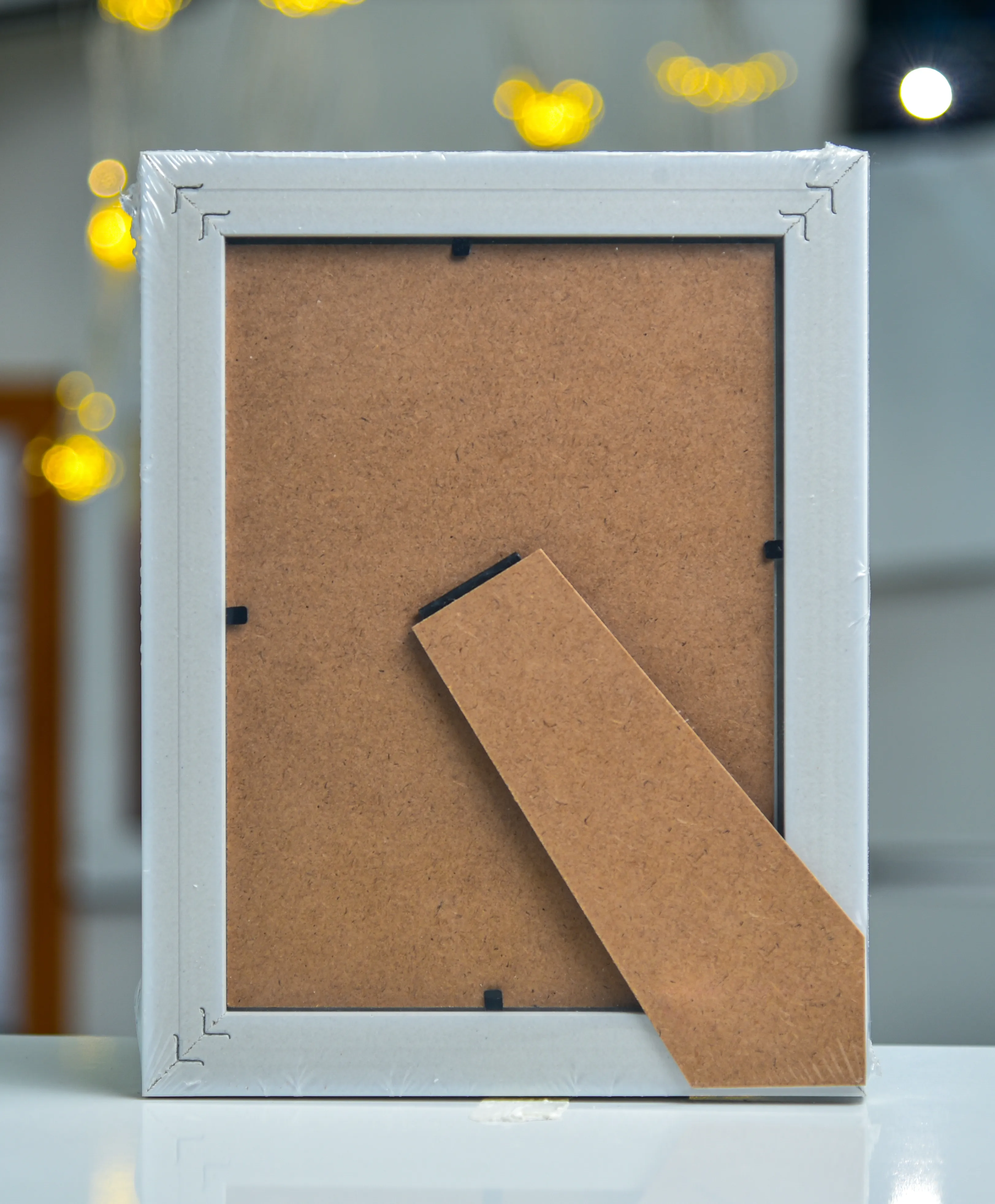 Thumbnail of Glass Photo Frame White 5x7 inches