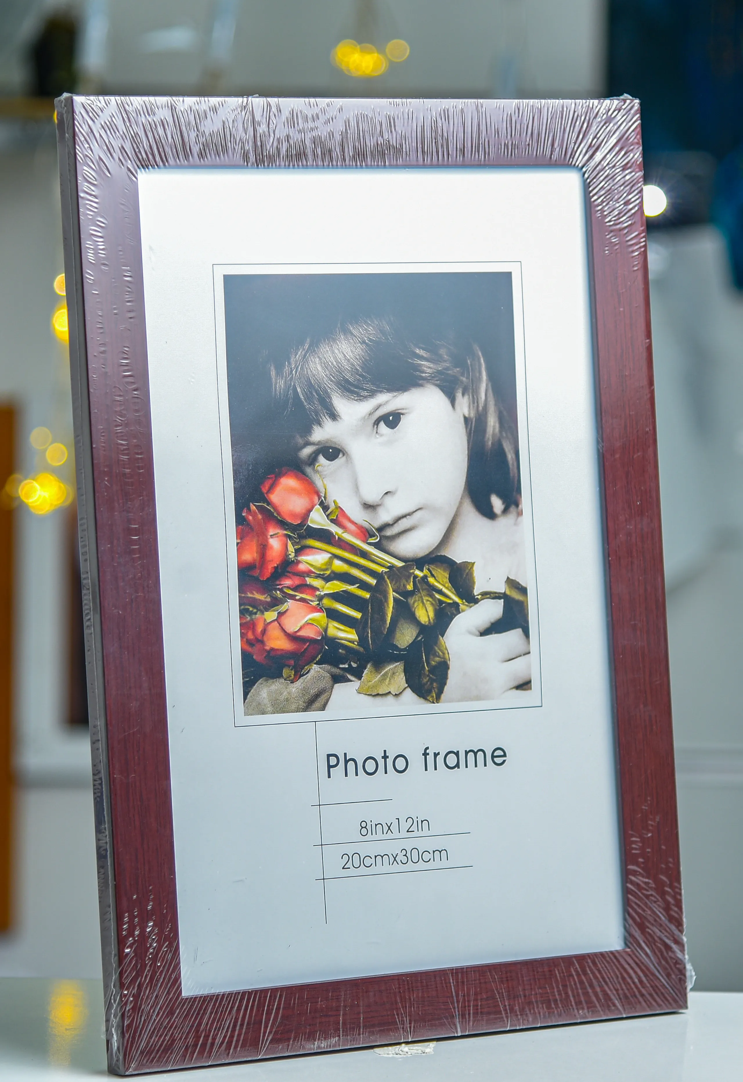 Glass Photo Frame 8x12 inches Brown Colour