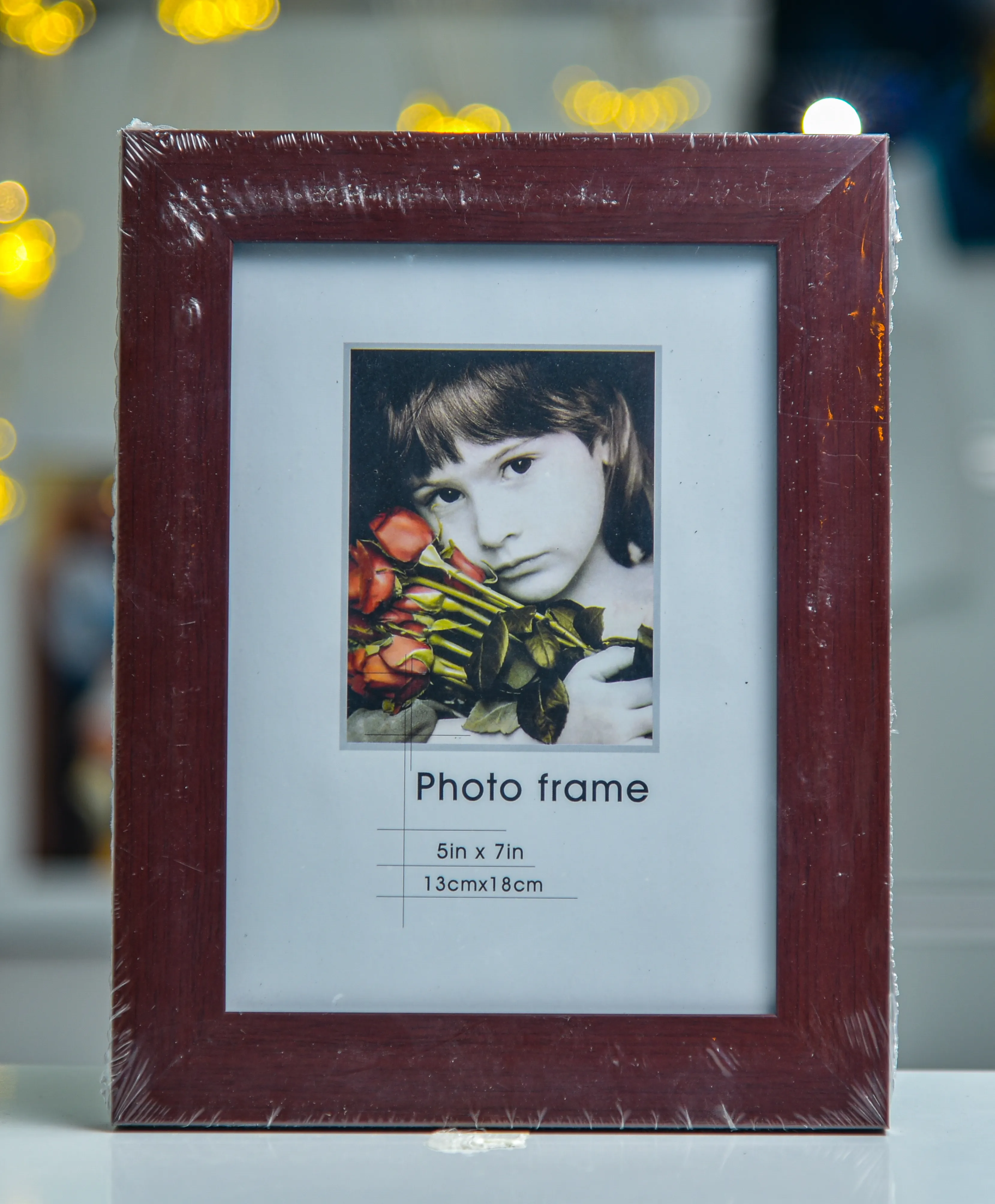 Thumbnail of Glass Photo Frame 5x7 inches Brown Color
