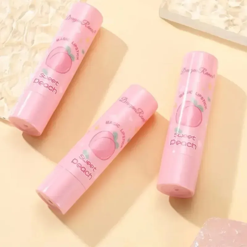 Color Changing Pink Lip Balm Moisturizing and Nourishing Lipstick