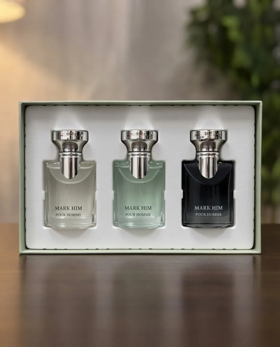 3-in-1 Mini Perfume Gift Set Long-Lasting EDP Multi-Scent Collection Box