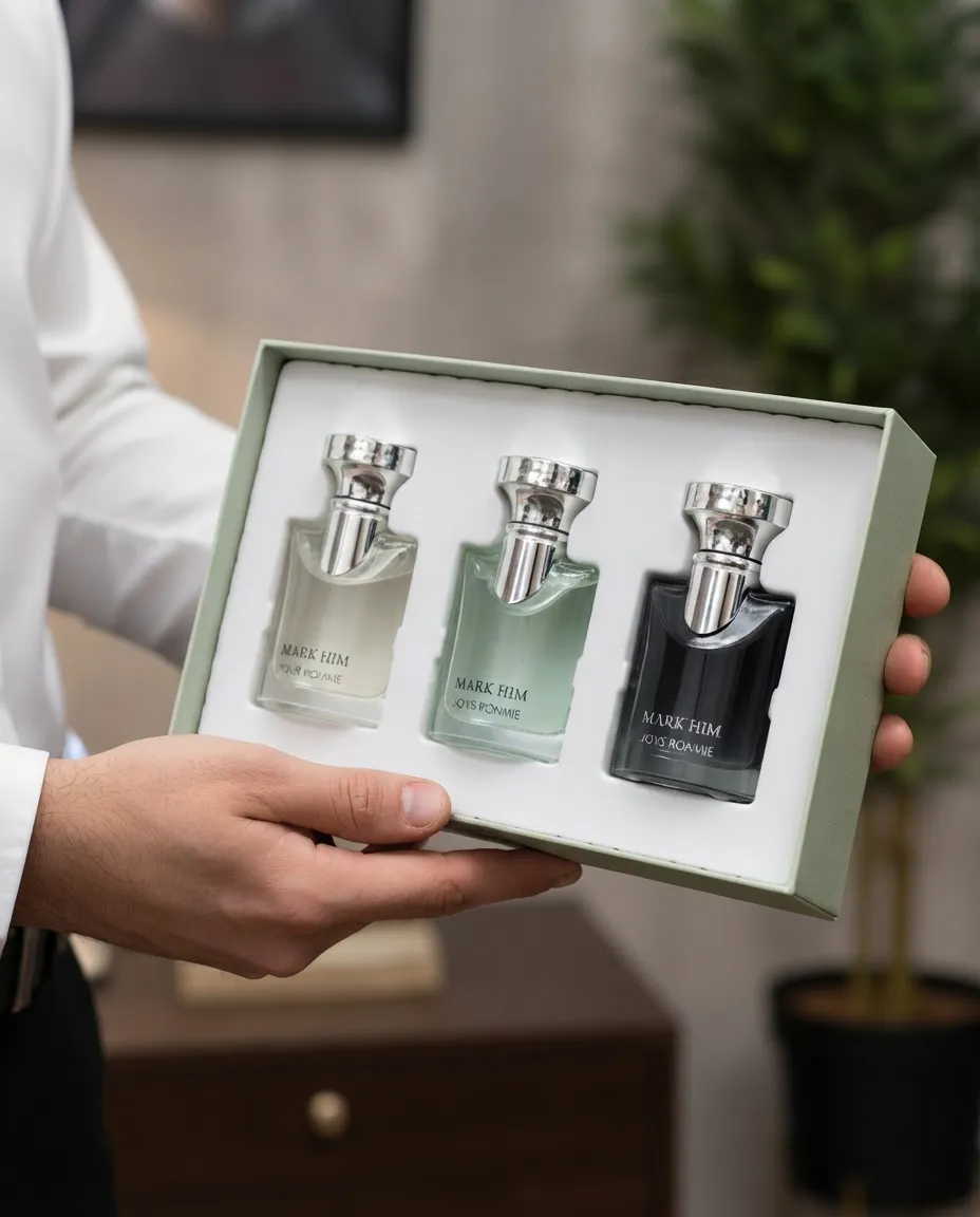 3-in-1 Mini Perfume Gift Set Long-Lasting EDP Multi-Scent Collection Box