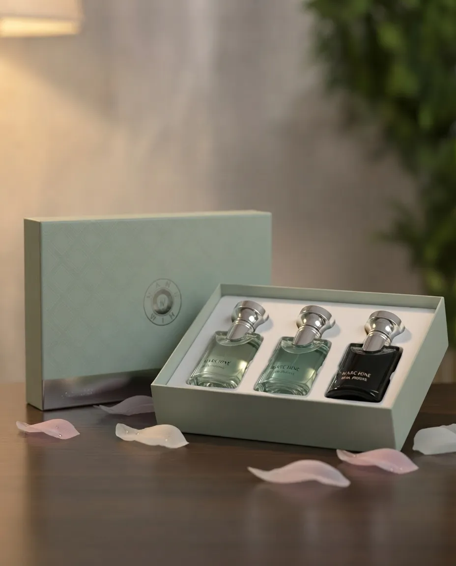 3-in-1 Mini Perfume Gift Set Long-Lasting EDP Multi-Scent Collection Box