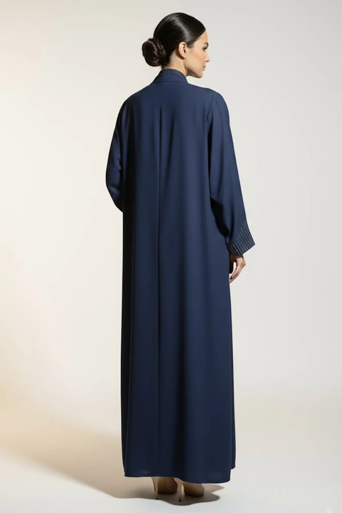 Modern Elegant Brown Abaya Premium Modest Fashion For Women Rhinestone Decorated Muslim Abaya