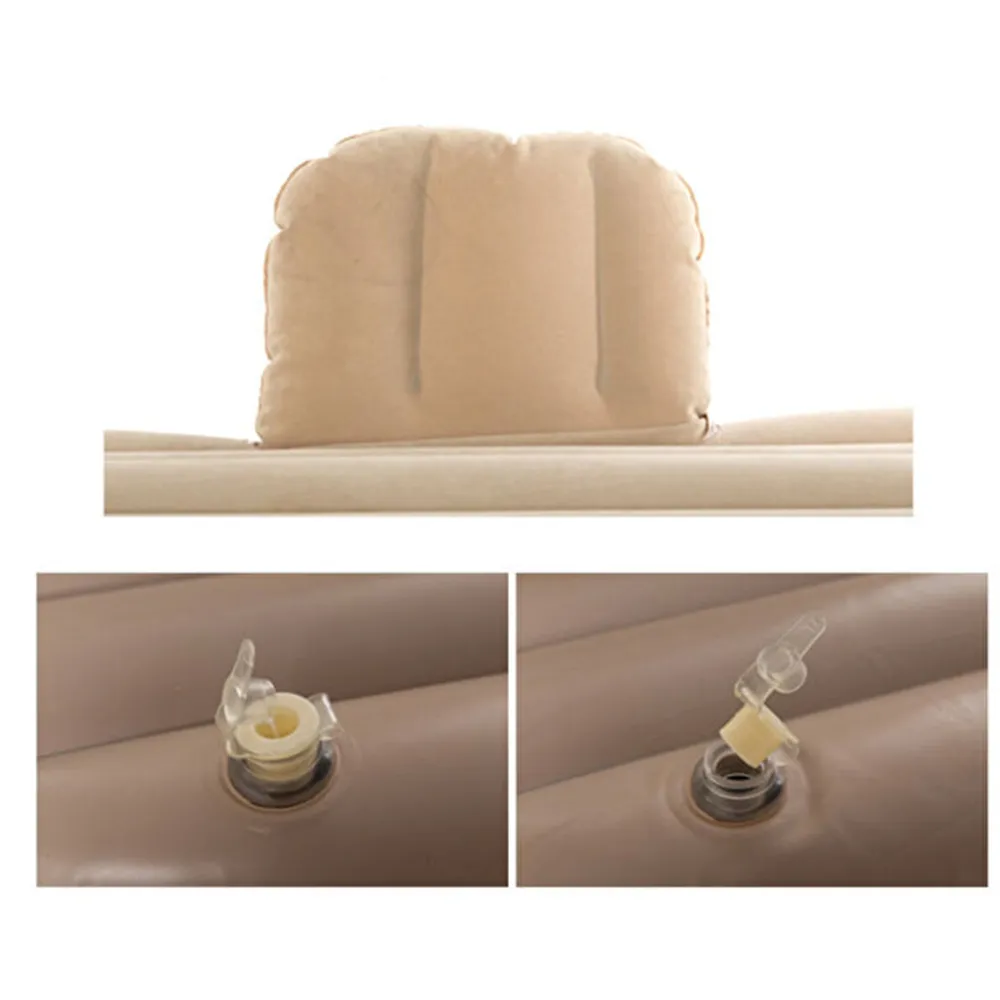 Car Inflatable Mattress with 2 Pillows Portable Travel Air Bed With Pump