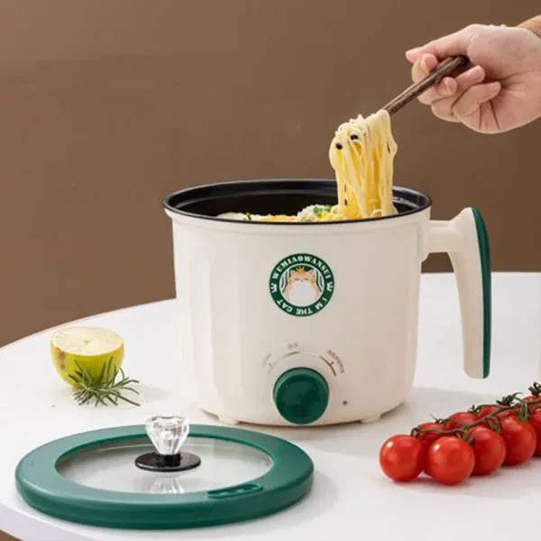 Electric Cooker Double Layer Cooking Pot Multifunctional Rice Noodles Eggs Boiler