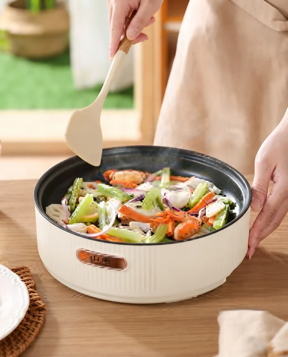 Electric Korean Style Non-Stick Multi-Use Deep Barbecue Pan – No Lid