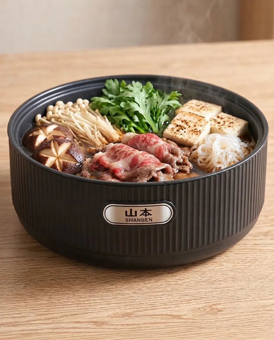 Electric Korean Style Non-Stick Multi-Use Deep Barbecue Pan – No Lid