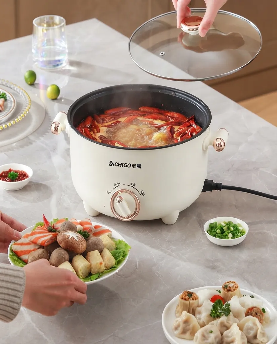 2.5L Electric Multi-Cooker & Steamer Pot Non-Stick