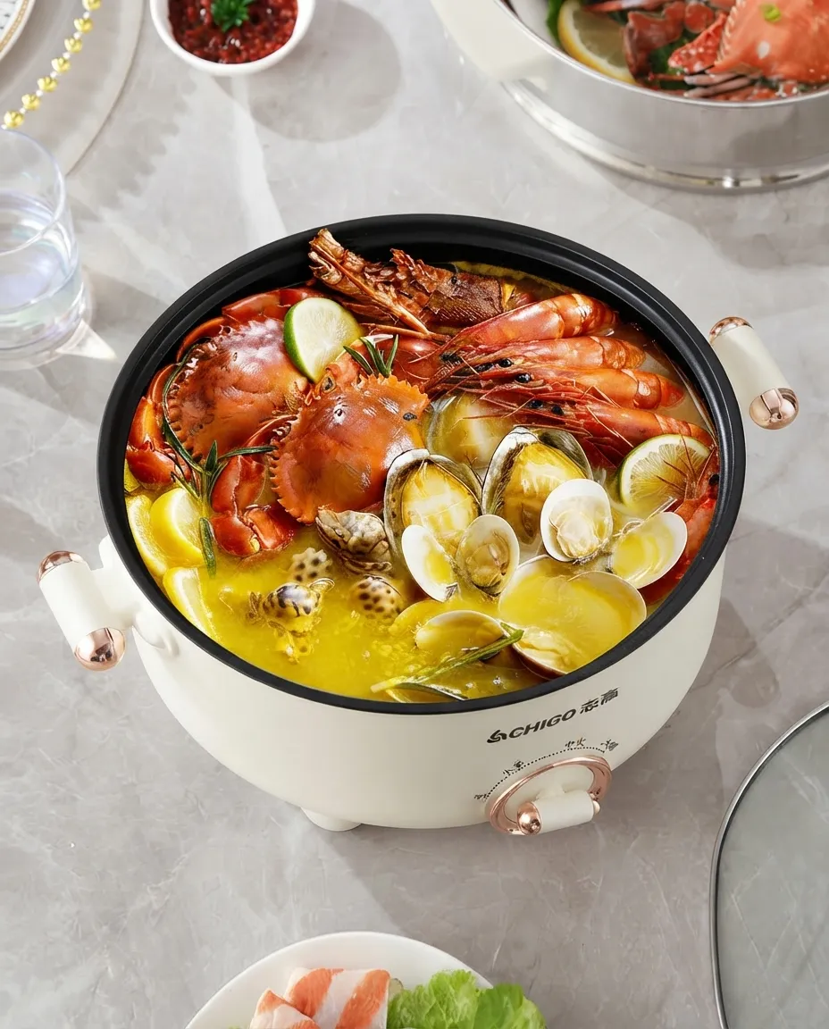 2.5L Electric Multi-Cooker & Steamer Pot Non-Stick