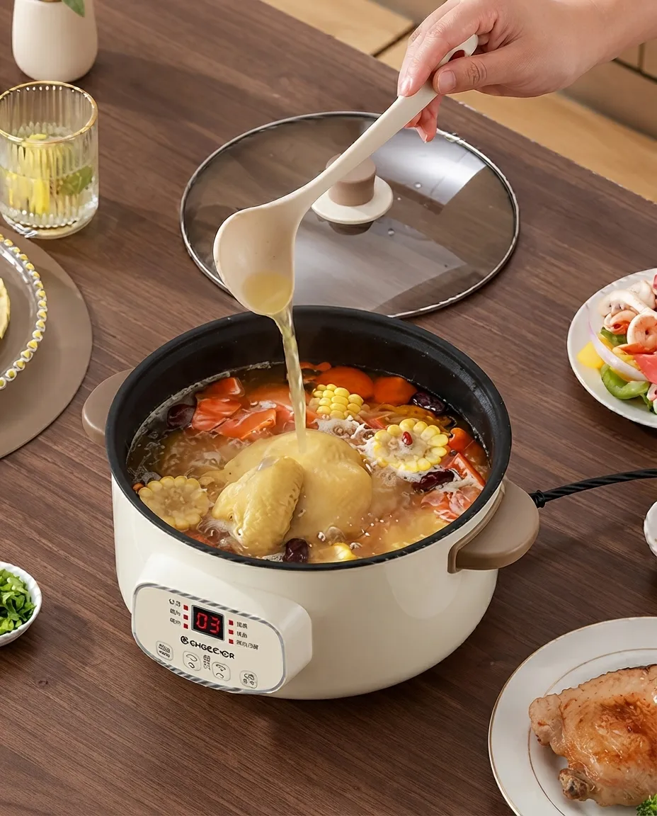 2.6L Multi-Function Electric Cooker With Digital Display Rice Noodles & Eggs