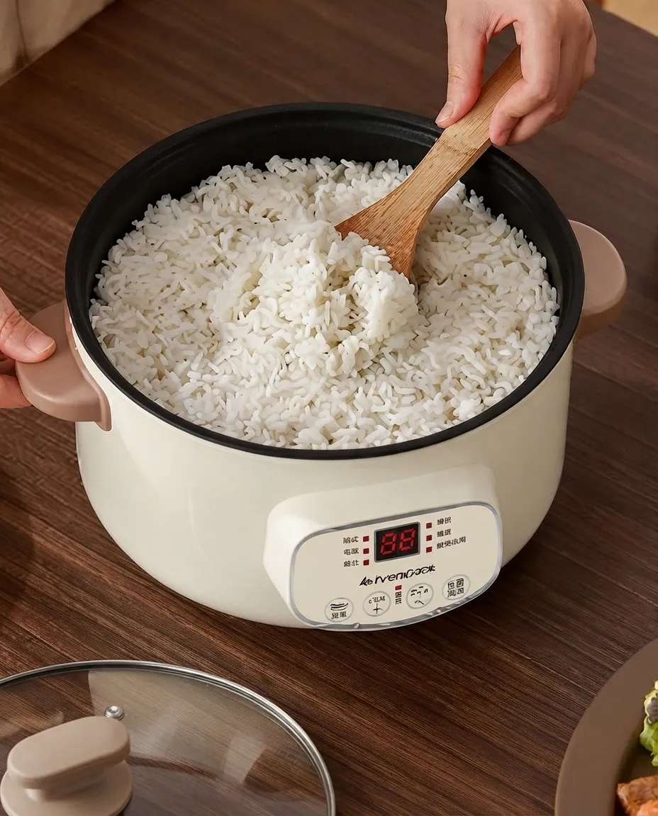 2.6L Multi-Function Electric Cooker With Digital Display Rice Noodles & Eggs