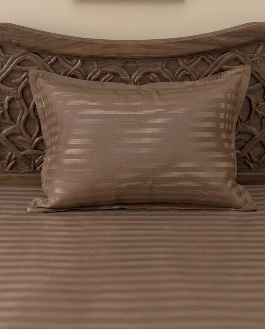 Single Bedsheet With Matching Pillow Cover Quality Fabric Printed Flat Sheet - 150x230cm