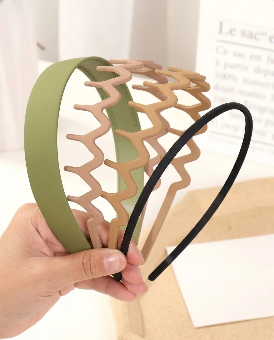 8 Piece Women's Headband Set Vibrant Colorful Non Slip Hairbands Everyday Styling