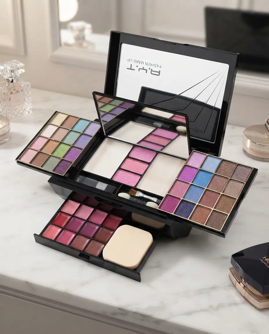 Multicolor Women’s Makeup Kit All-in-One Eyeshadow & Blush Palette
