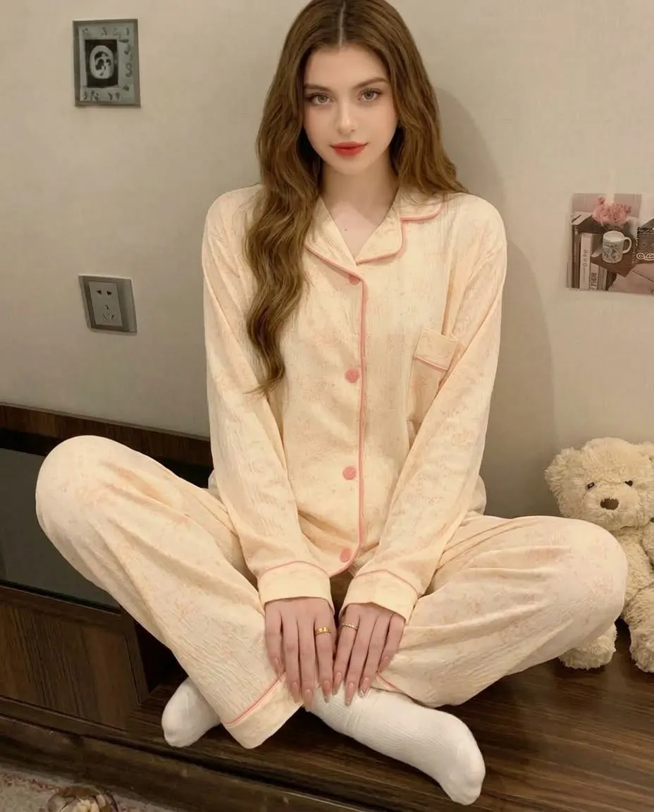 2-Piece Women's Pajama Set – Comfortable Relaxed Lounge Sleepwear