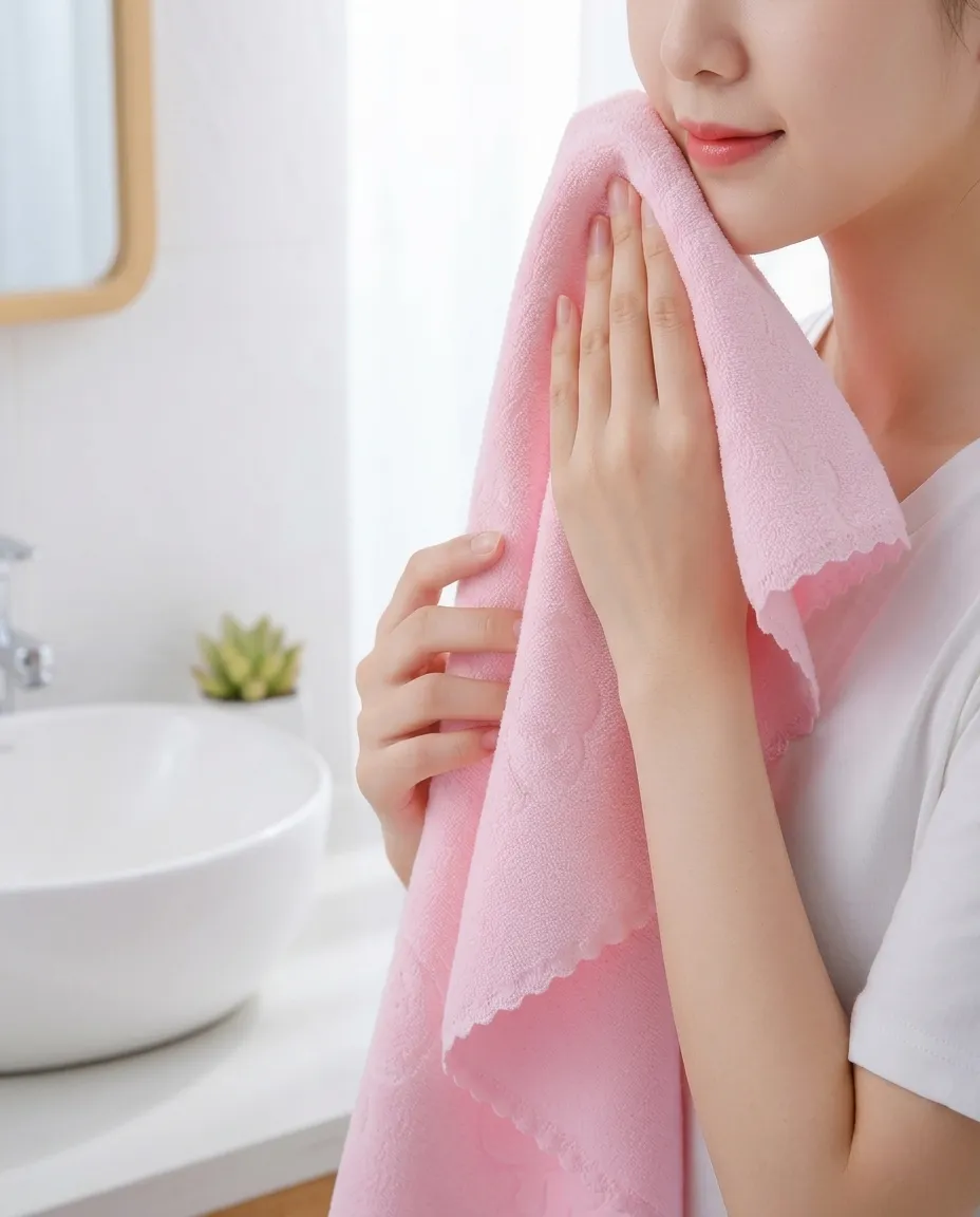 2-Piece Small Towels Soft Quick Absorbent Fabric - 30x60cm