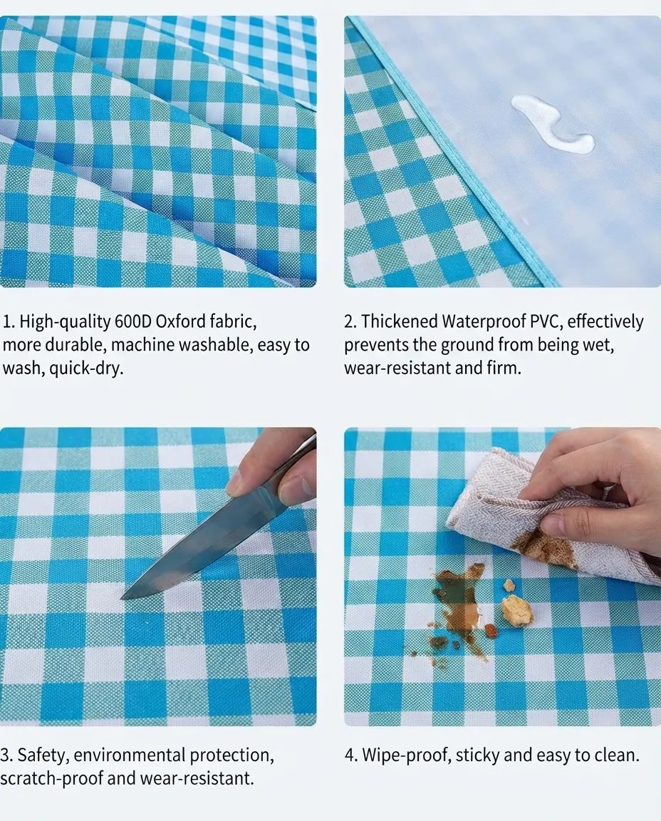 Large Waterproof Camping Mat 200×150cm Thick Outdoor Picnic Mat