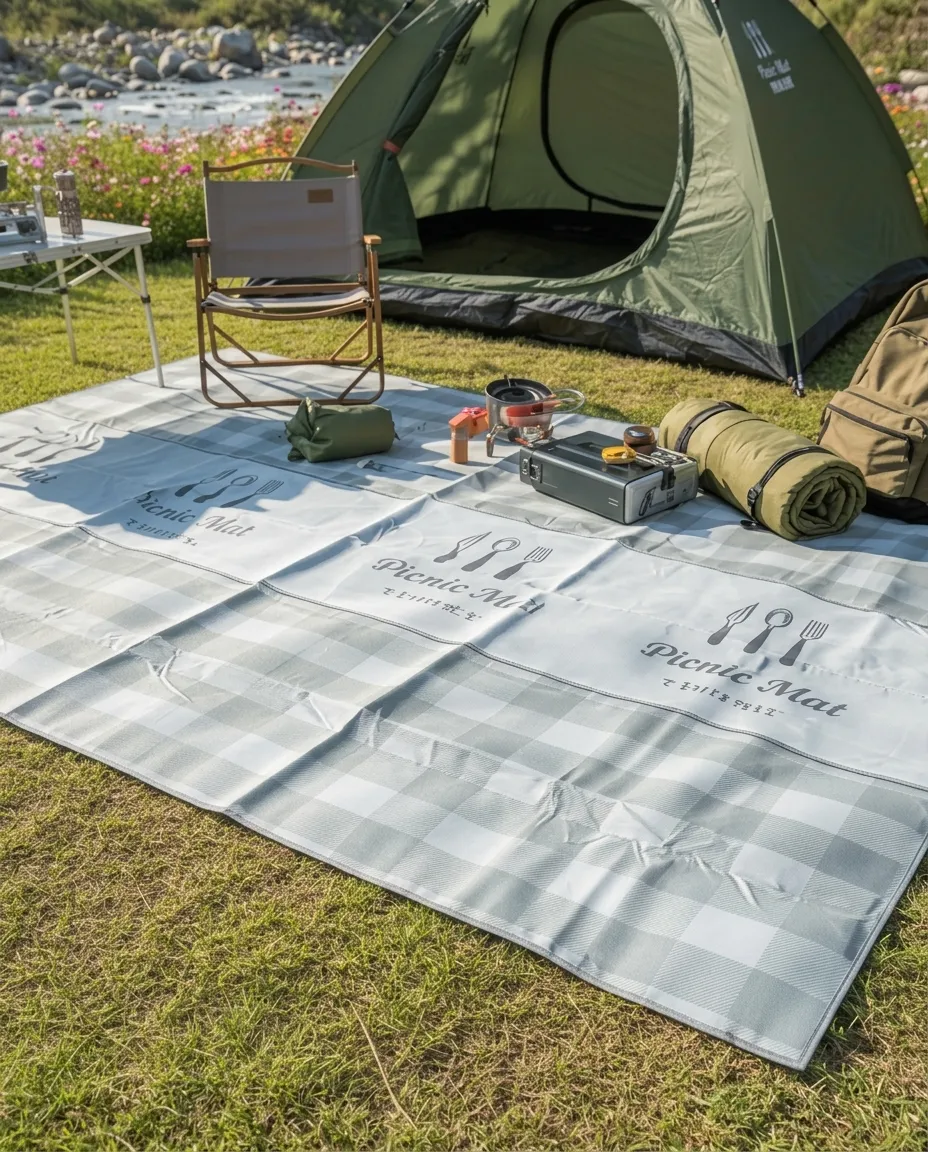 Large Waterproof Camping Mat 200×150cm Thick Outdoor Picnic Mat