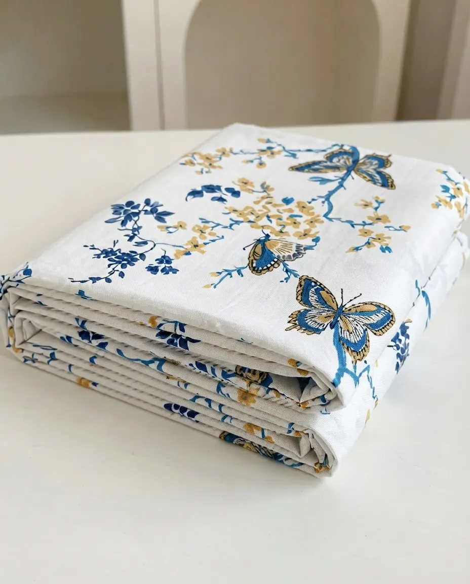 Zipper Closure Single Fitted Bedsheet With Matching Pillow Cover – 100×200 cm