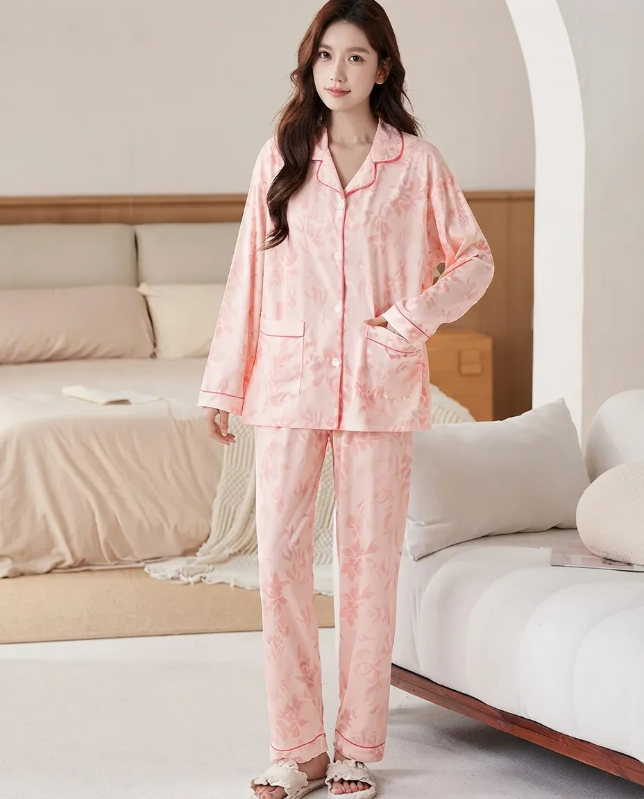 Women's Soft Fabric 2-Piece Relax Pajama Set
