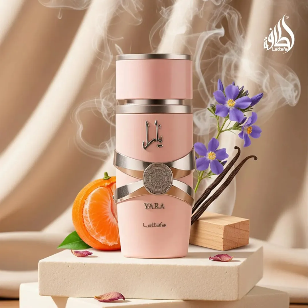 عطر لطافة يارا 100 مل للنساء – عطر شرقي زهري فاخر يجمع بين الفانيليا الكريمية والنفحات الفاكهية الناعمة مع لمسات زهرية أنثوية جذابة
